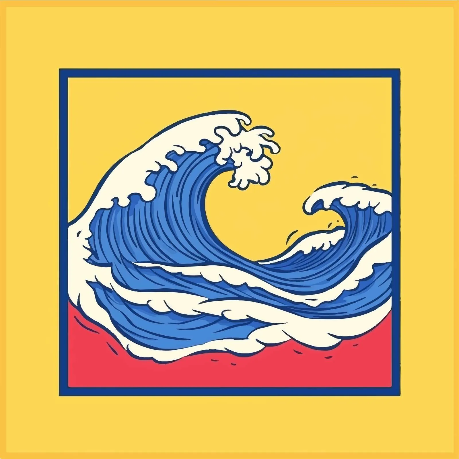 Isolated Waves Icon Vector on Colorful Background – free waveform image from Dotvec