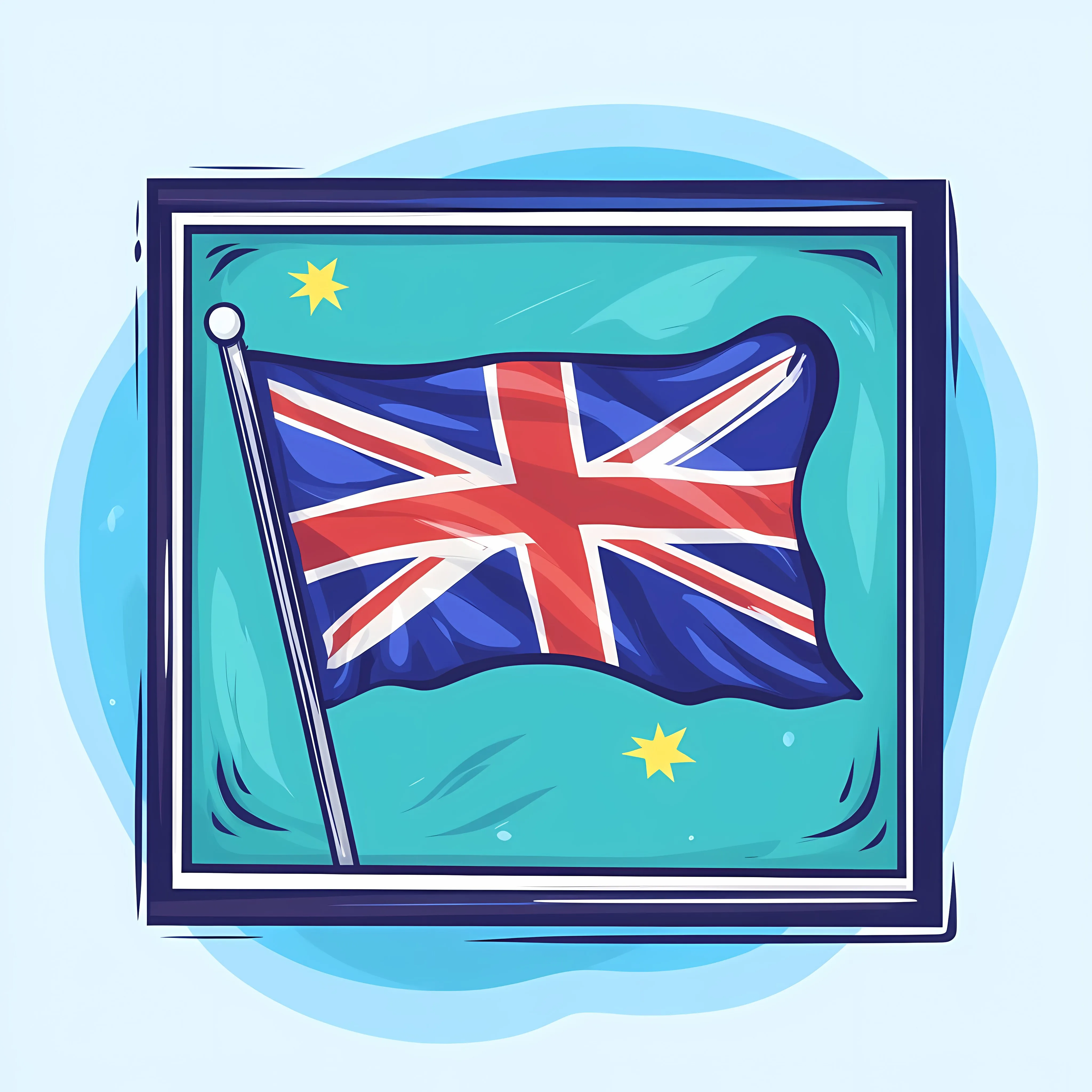 Waving Australia Flag Flat Vector Illustration — free download from Dotvec