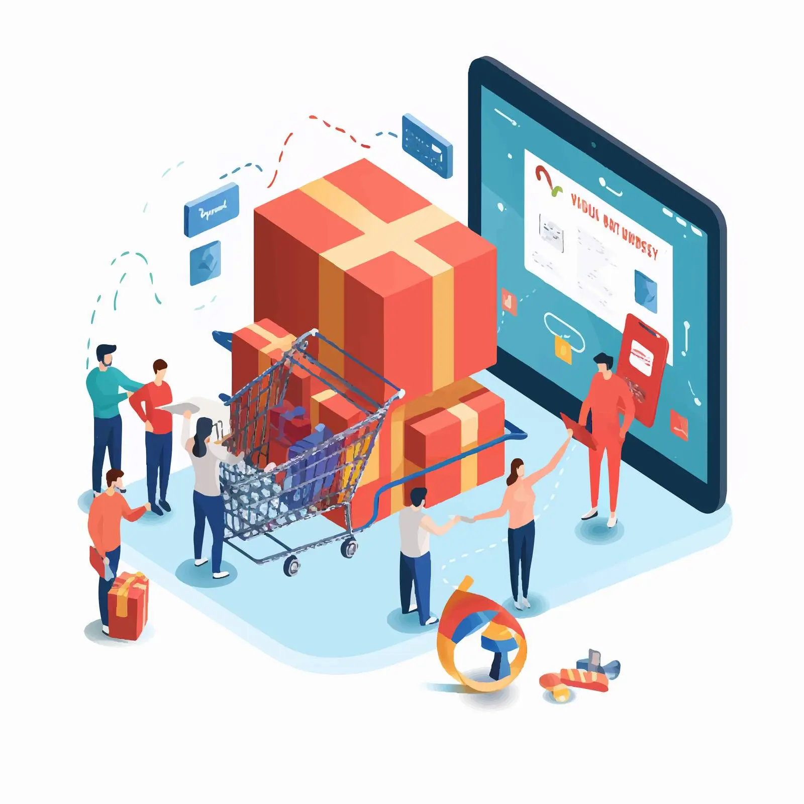 Dynamic Web Banner Template for E-commerce – free crazy image from Dotvec