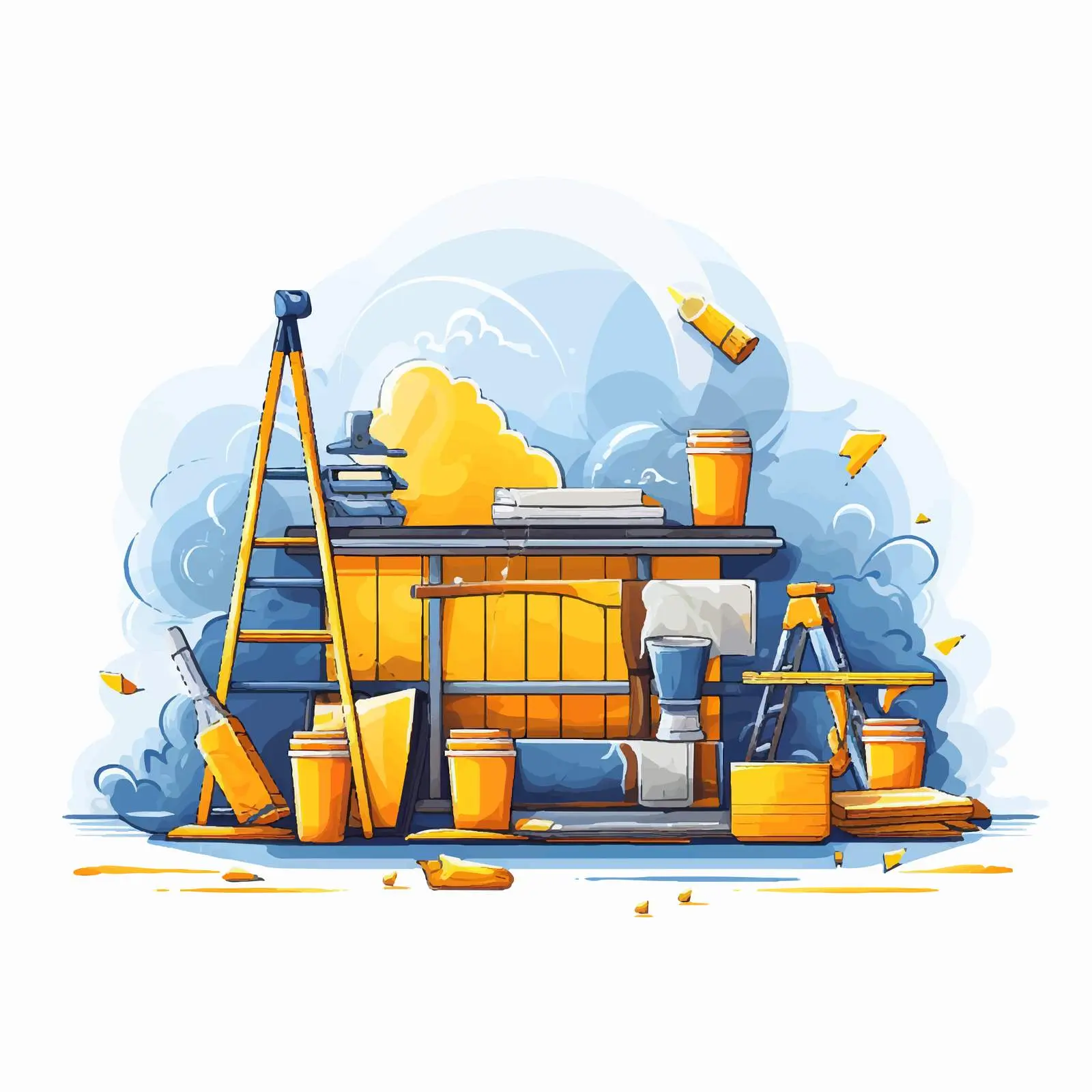 Website Construction Tool Vector Illustration – free web development image from Dotvec