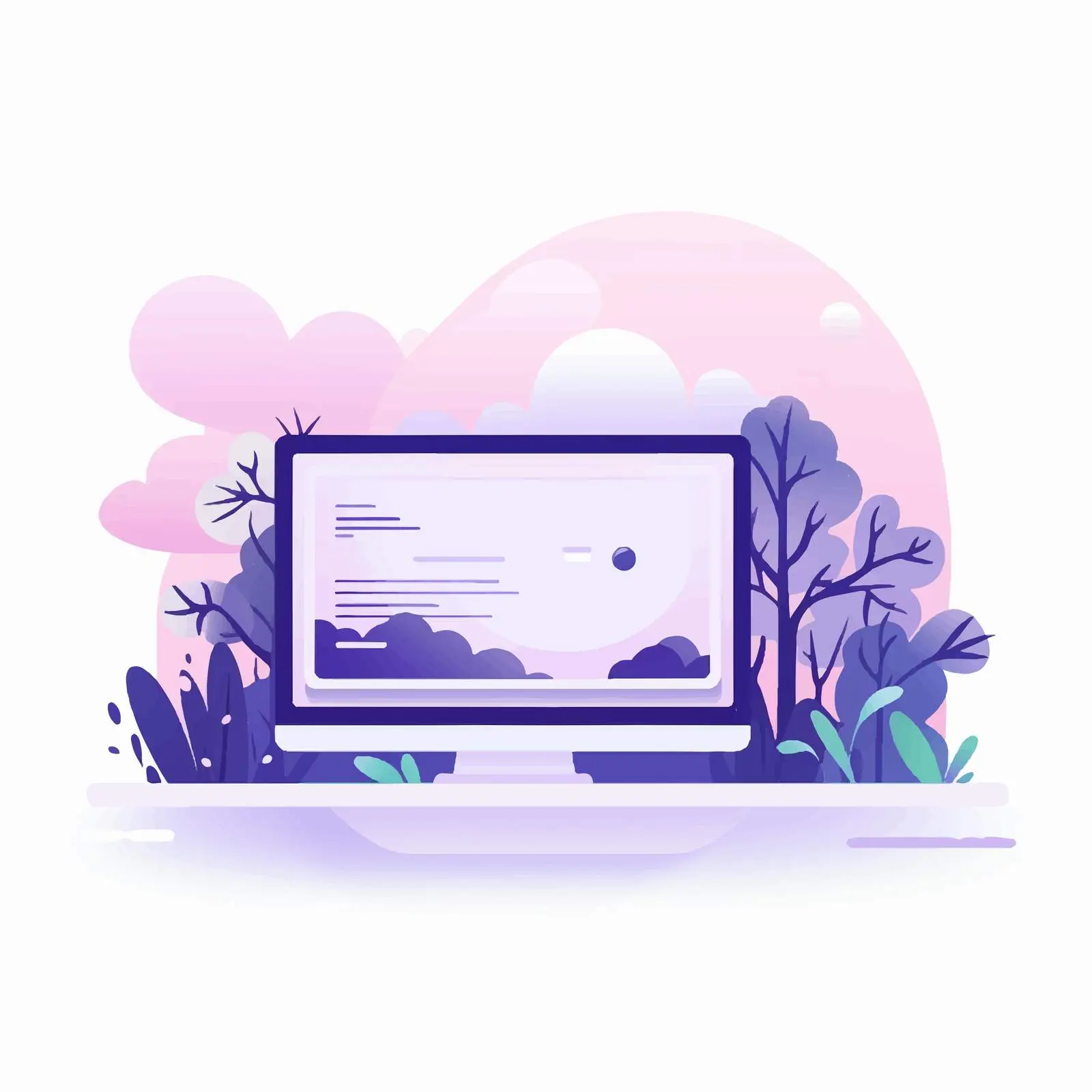 Cartoon Website Page Vector Illustration – free web development image from Dotvec