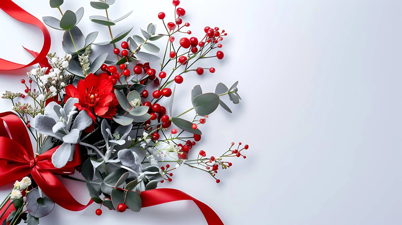 Elegant Gift Art with Romantic Flowers — free download from Dotvec