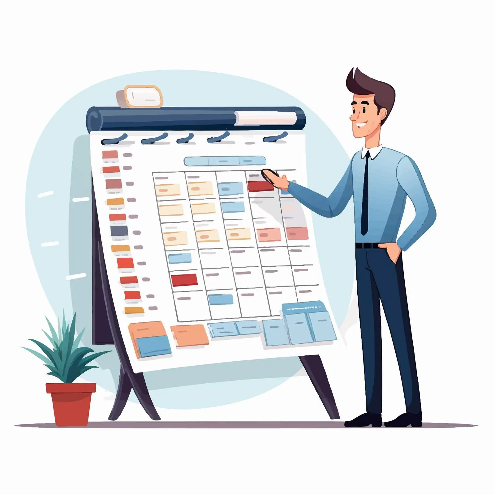 Weekly Organizer Schedule for Students and Professionals – free students image from Dotvec