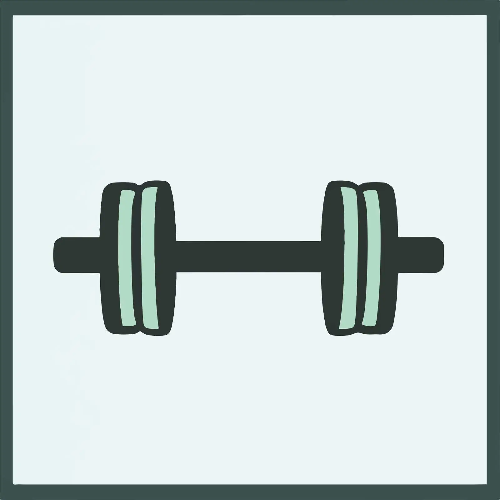 Isolated Weight Icon for Sports Equipment — free download from Dotvec