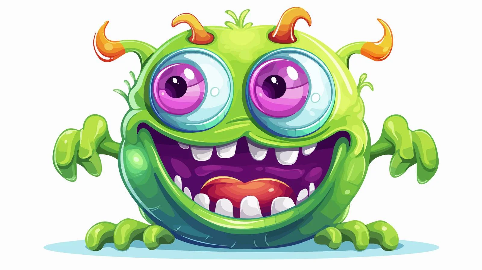 Alien Cartoon Character Vector Illustration — free download from Dotvec