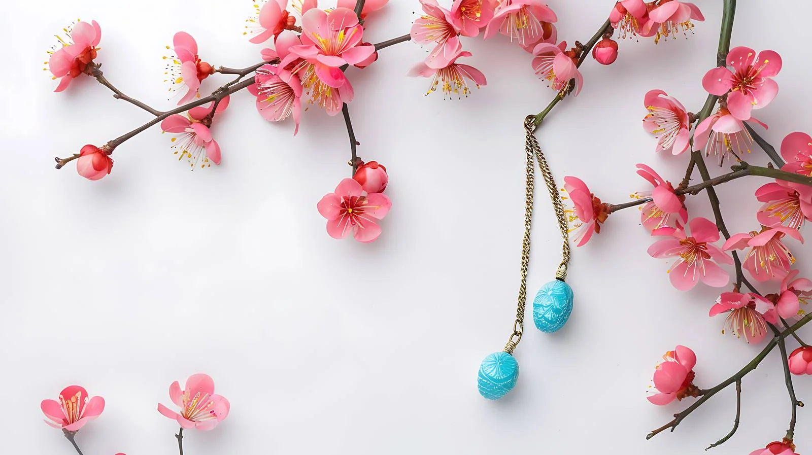 Spring Blessings Pendant Isolated Image — free download from Dotvec