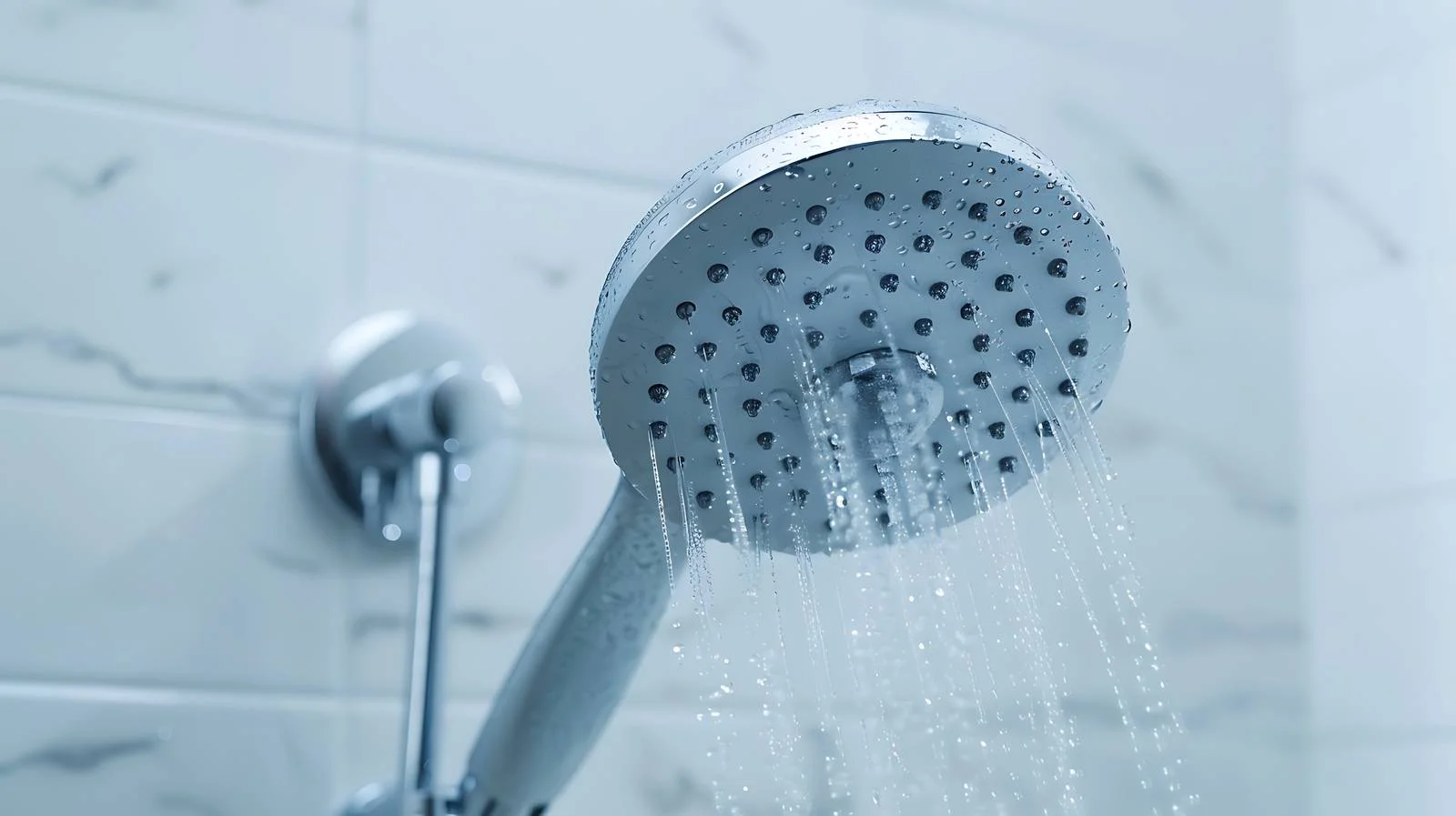 Shower Head Resting in Bathroom Interior — free download from Dotvec