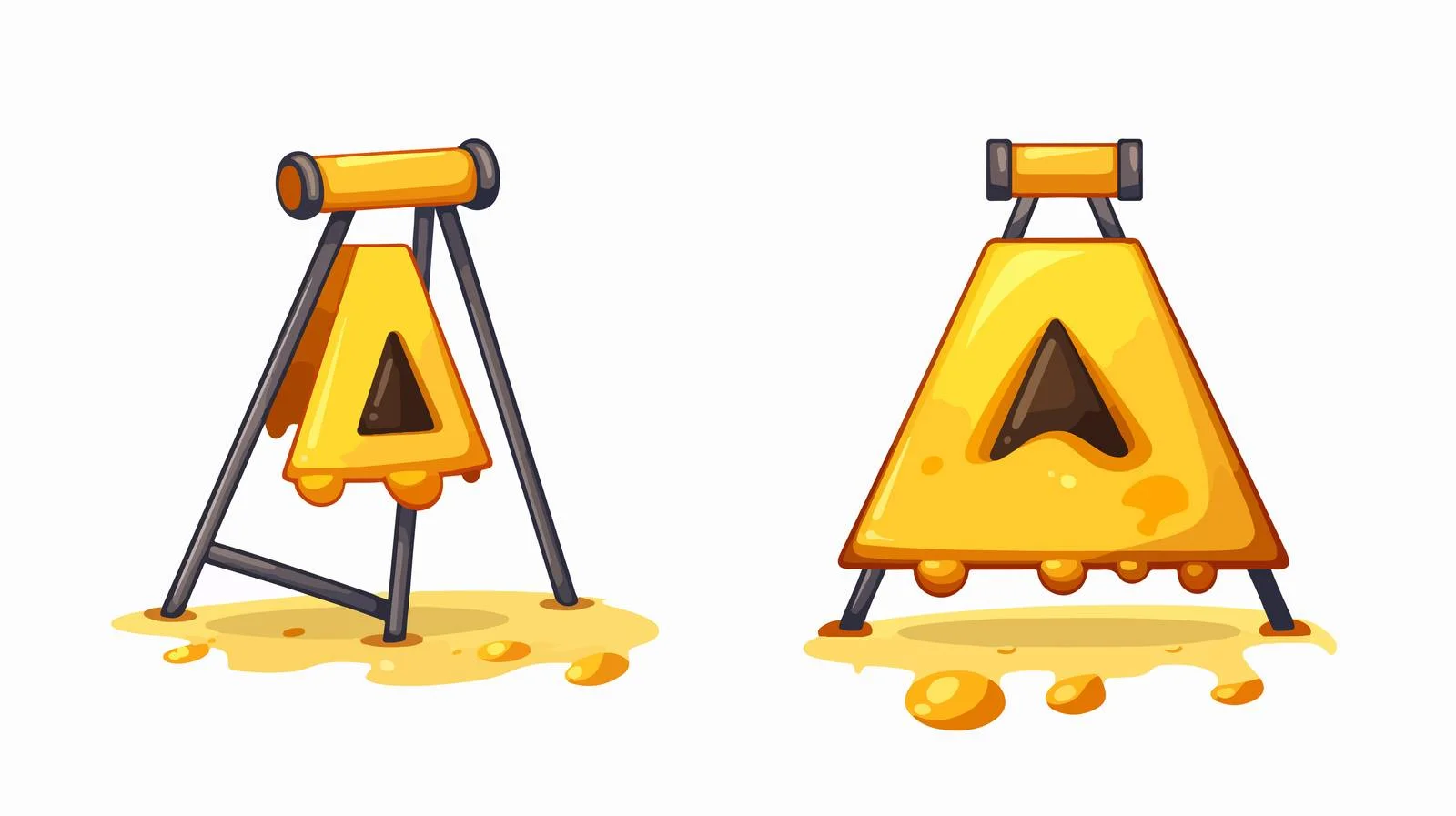 Premium Wet Floor Sign Image — free download from Dotvec