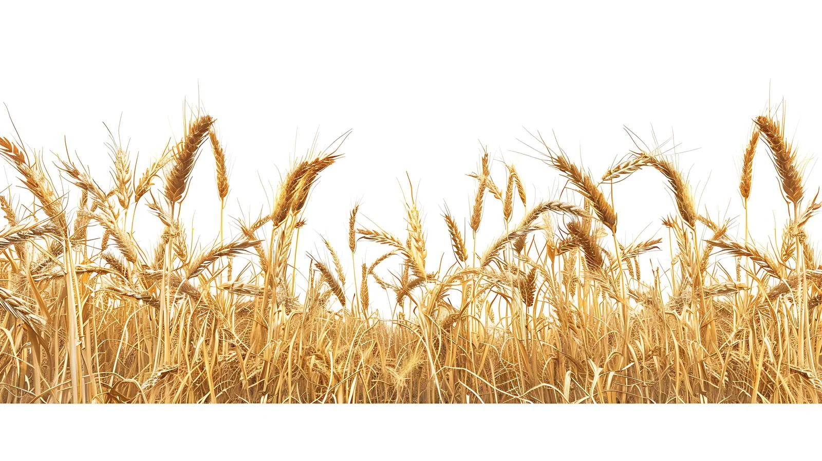 Rural Wheat Harvest on White Background — free download from Dotvec