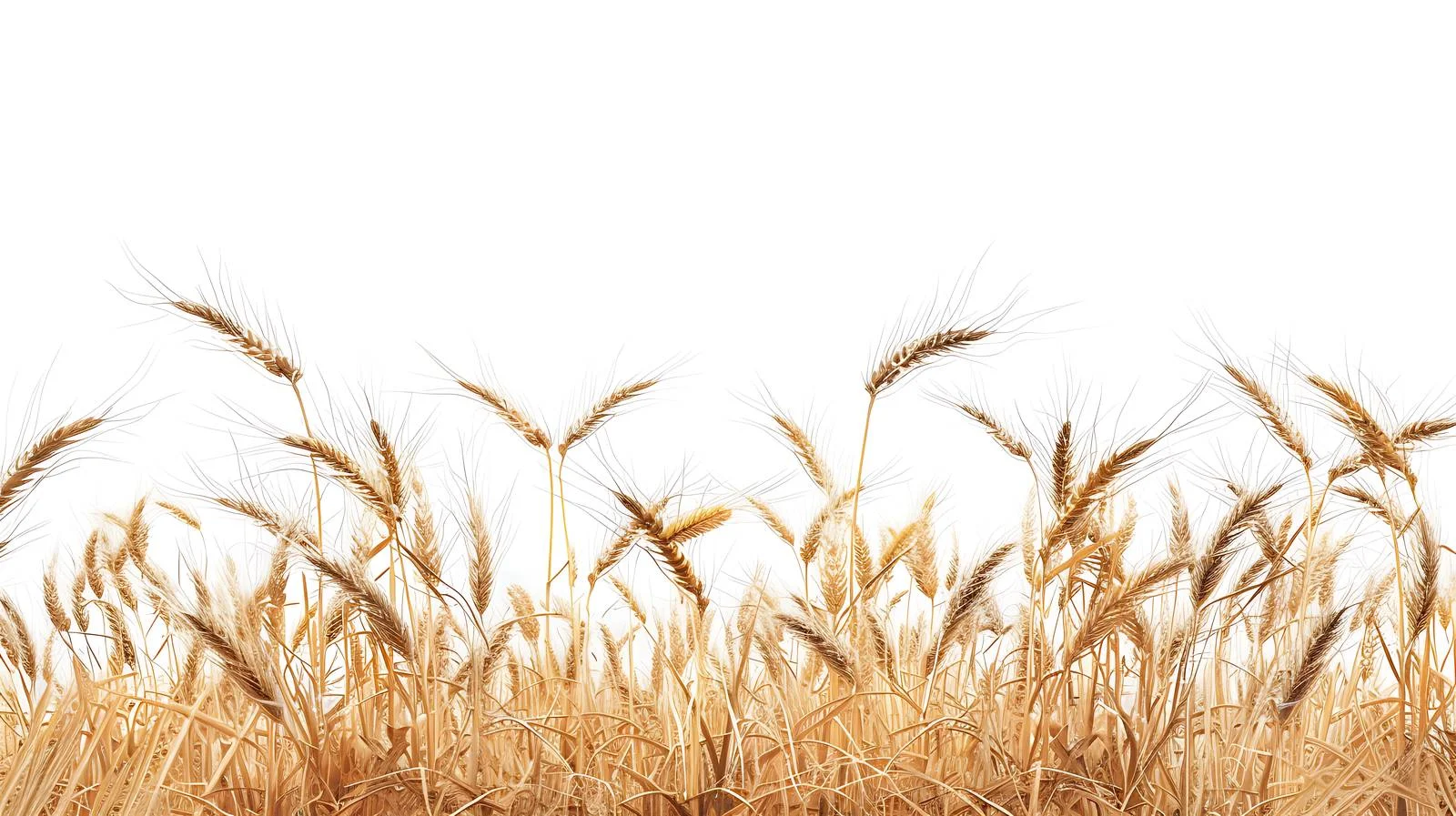 Vibrant Wheat Harvest Season on White Background — free download from Dotvec