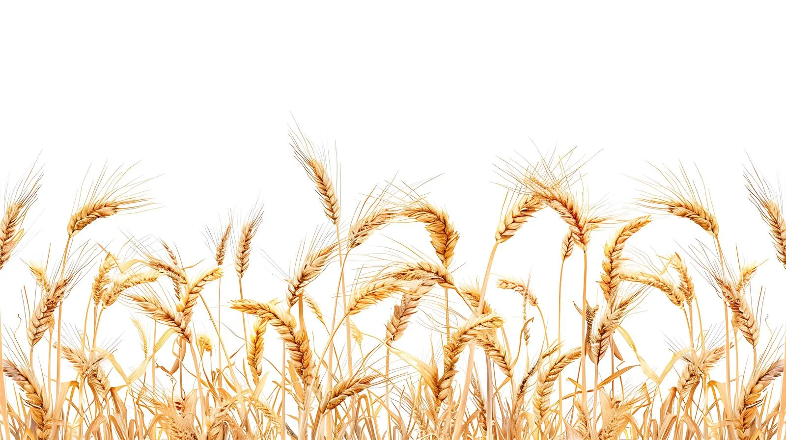 Wheat Harvest Season on White Background — free download from Dotvec