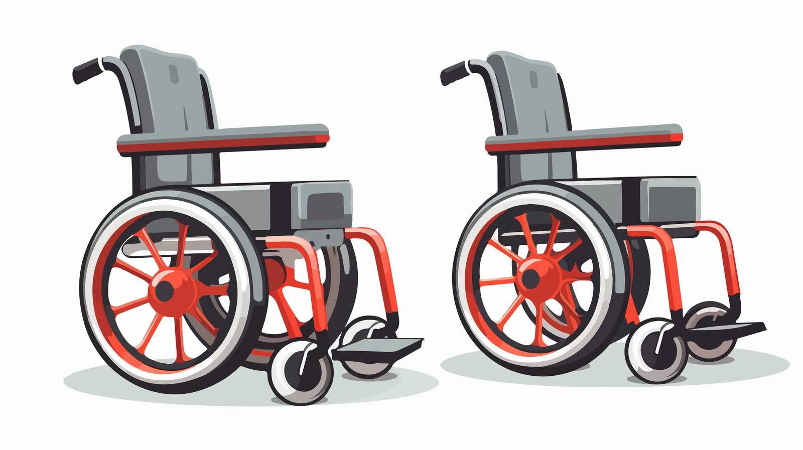 Premium Cartoon Wheelchair Illustration — free download from Dotvec