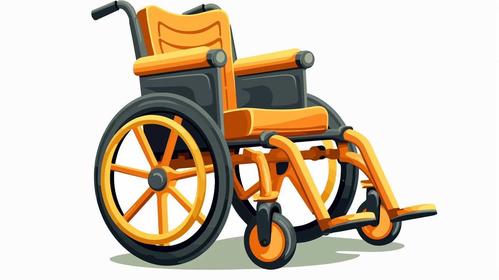 Wheelchair Cartoon Illustration — free download from Dotvec
