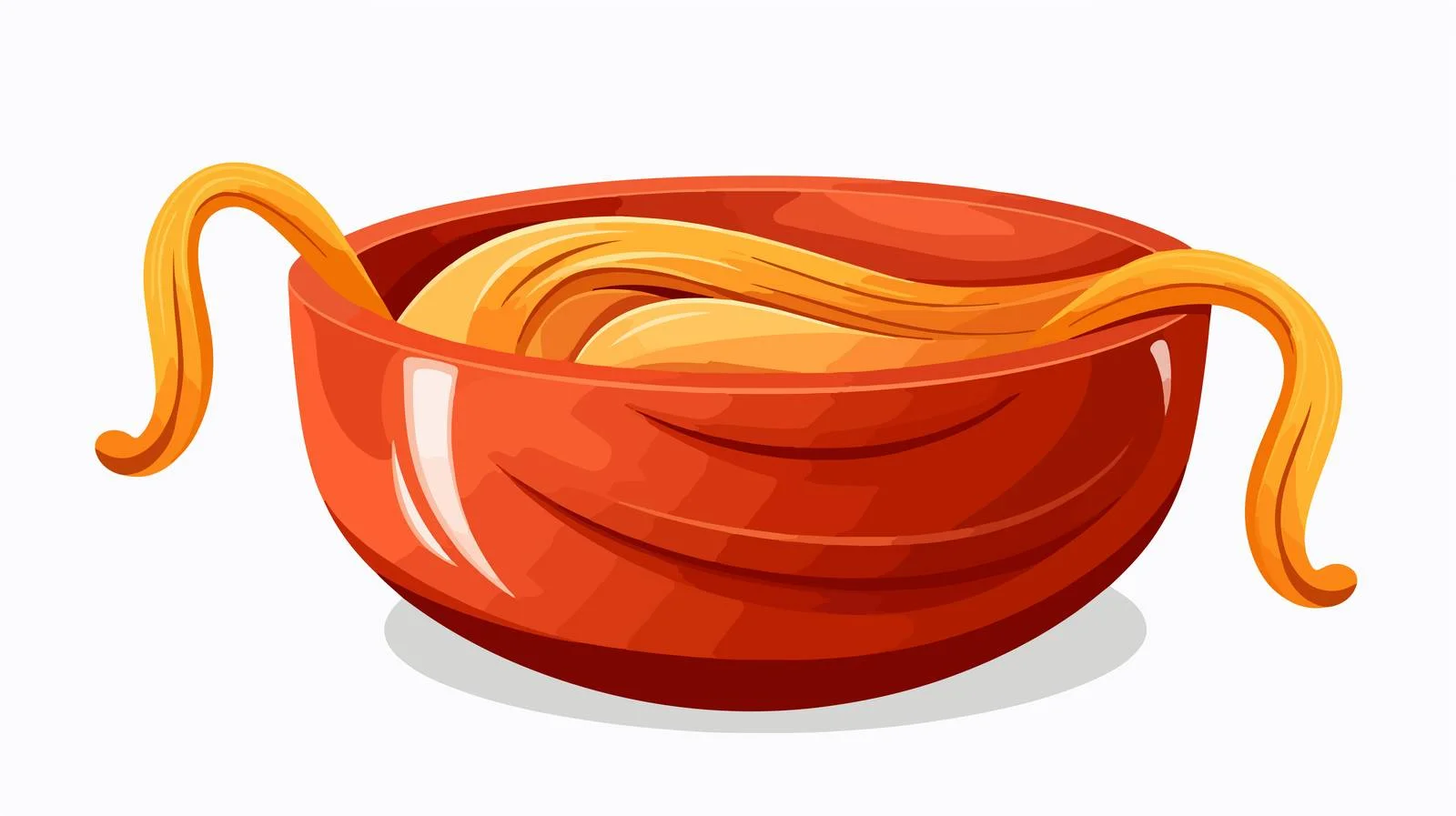 Whip Bowl Cartoon Drawing — free download from Dotvec