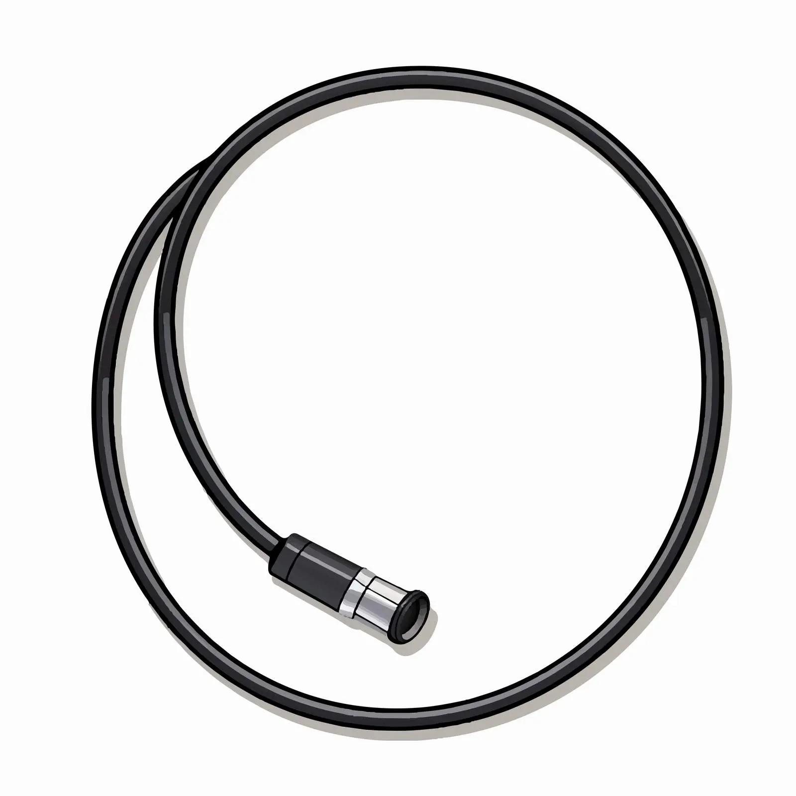 Whistle Line Vector Illustration on White Background — free download from Dotvec