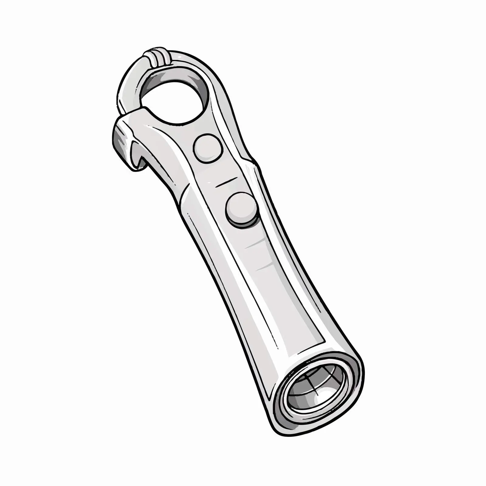 Whistle Outline Vector Illustration on White Background — free download from Dotvec