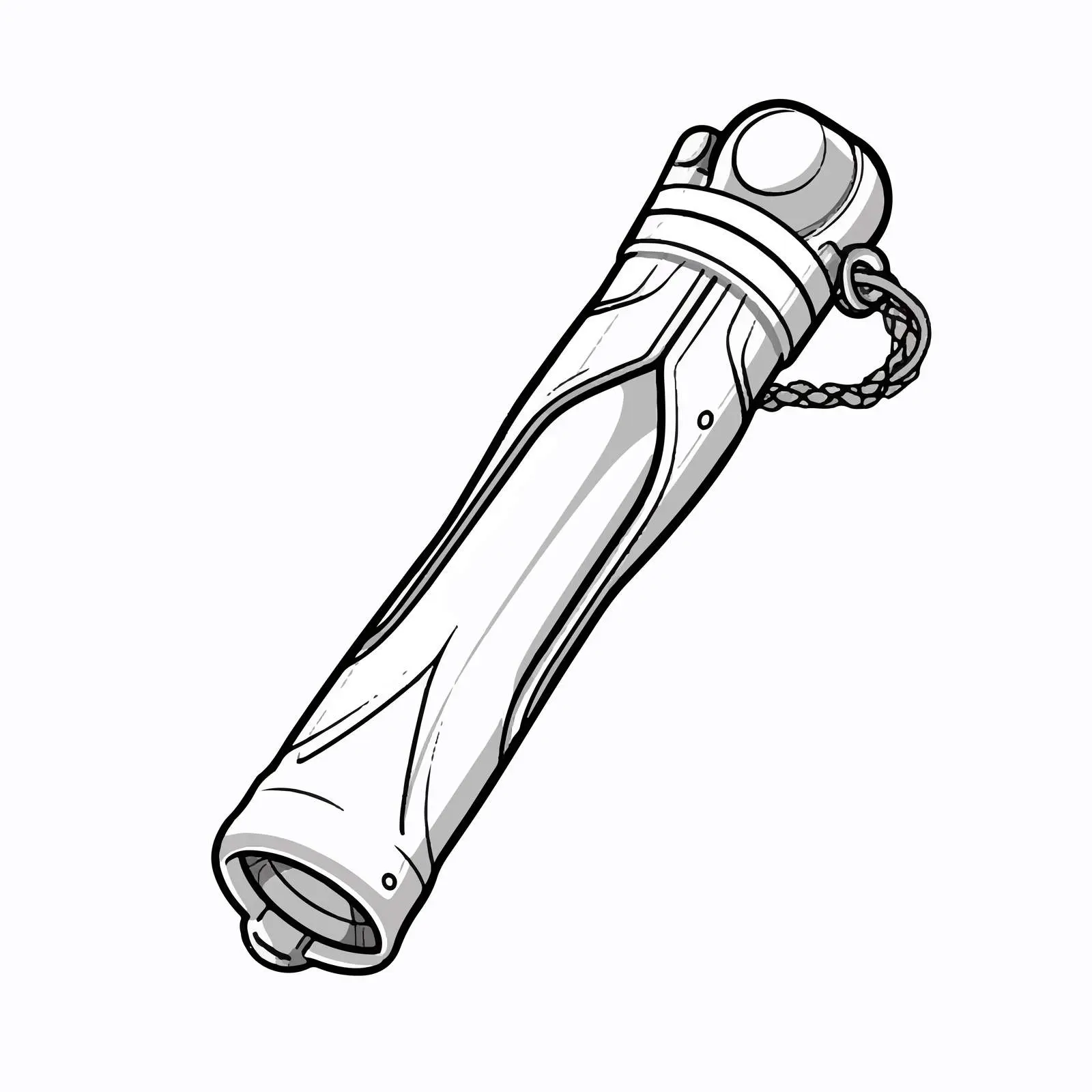 Whistle Outline Vector Illustration on White Background — free download from Dotvec