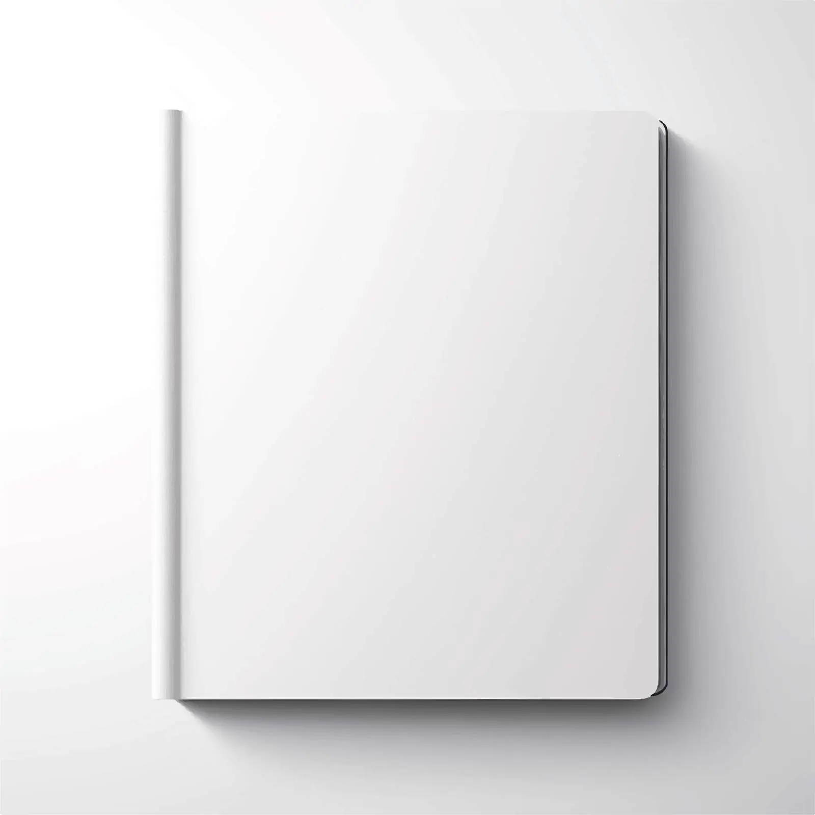 Isolated White Book Vector Illustration on White Background – free graphic representation image from Dotvec