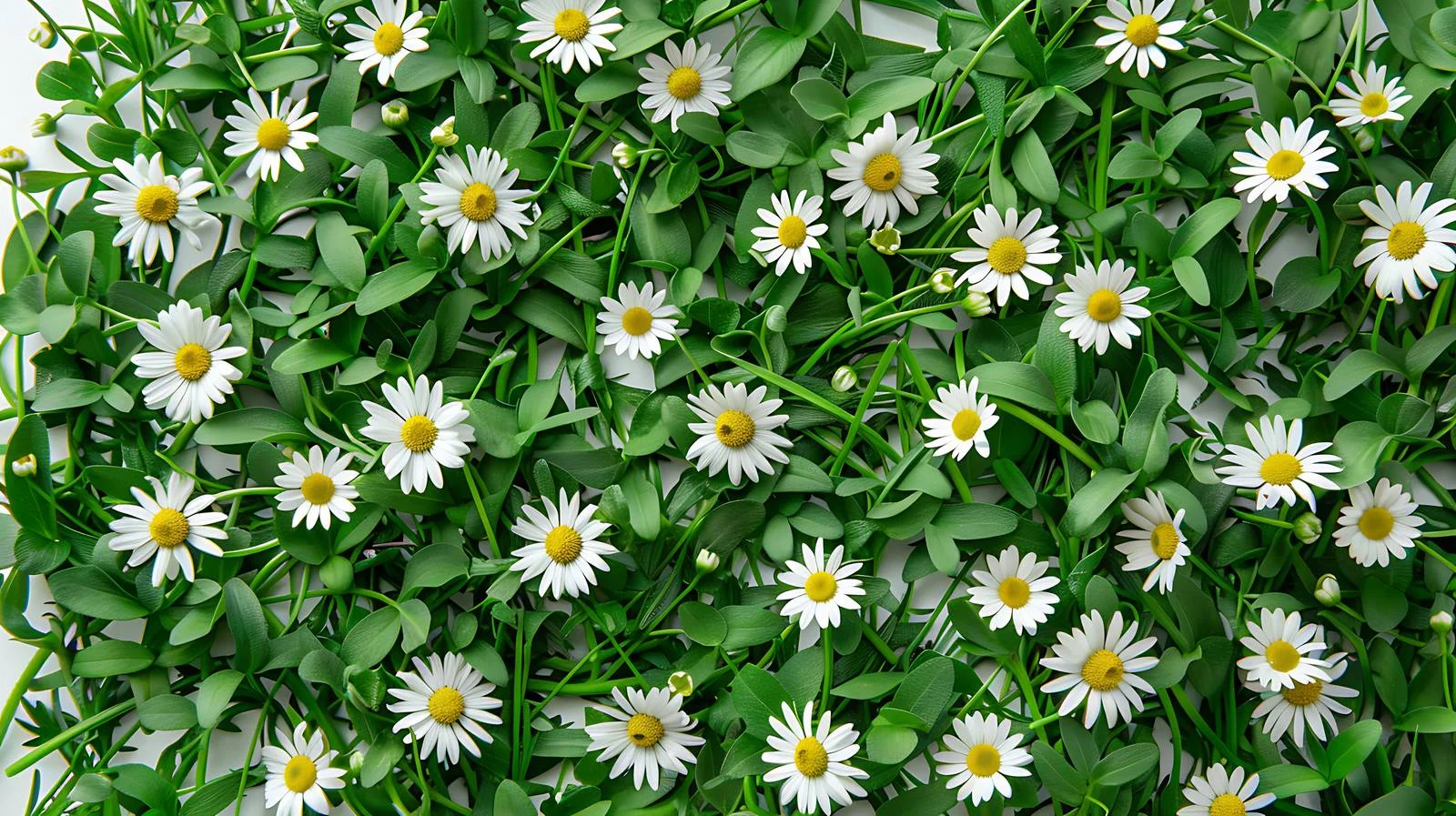 Chamomile Flowers on Green Grass — free download from Dotvec