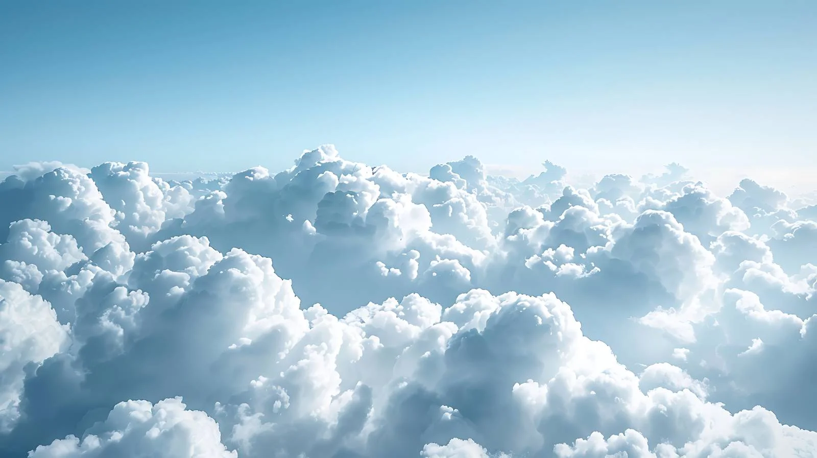 Serene Blue Sky with White Clouds — free download from Dotvec