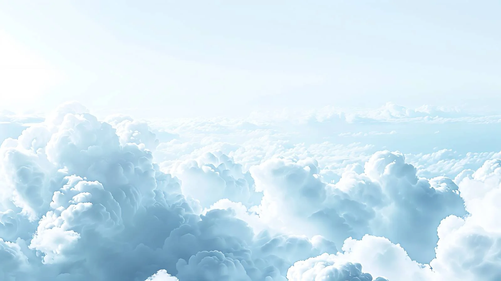 Serene White Clouds in Clear Blue Sky — free download from Dotvec