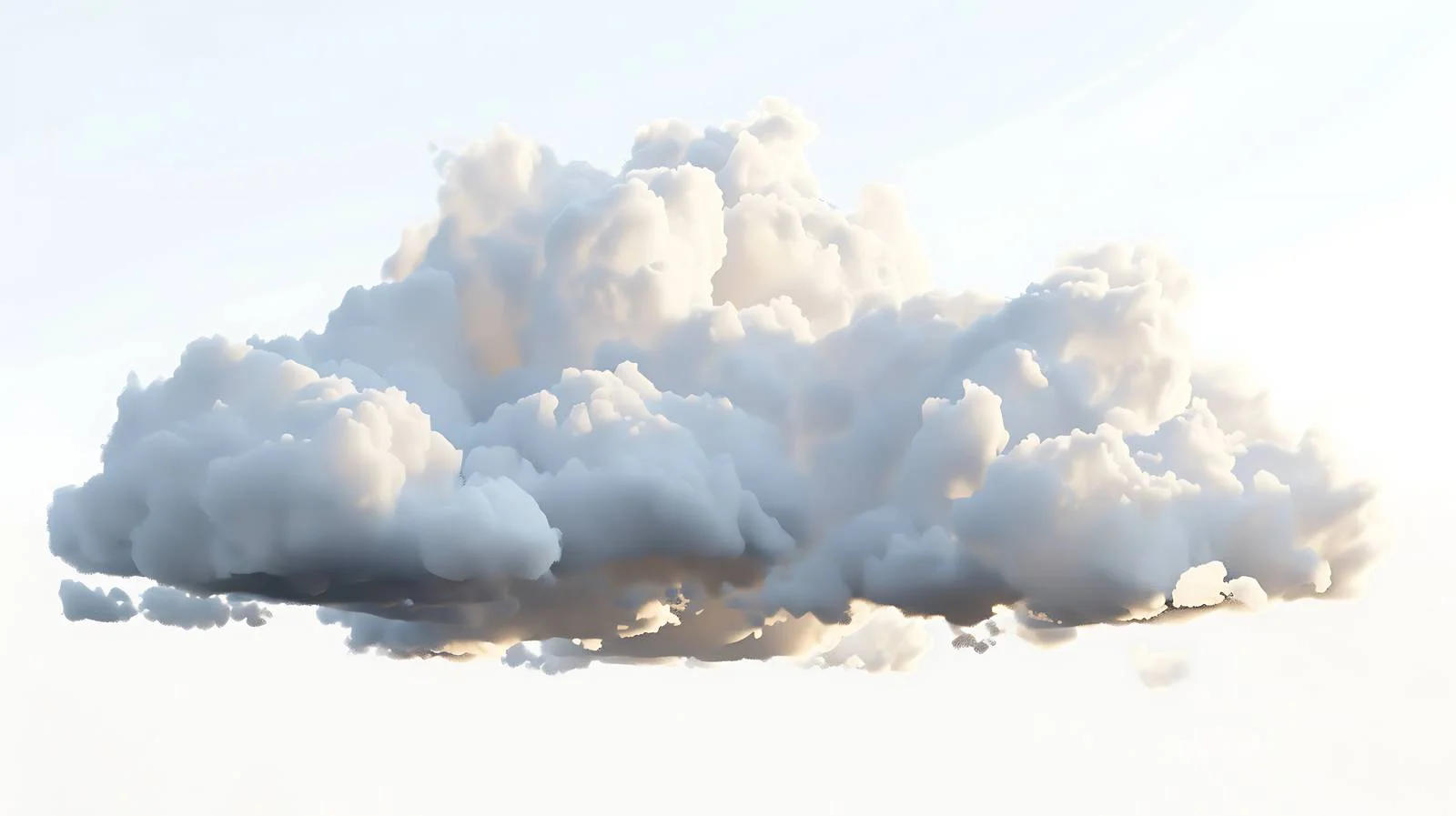 Serene White Clouds Over Blue Spring Sky — free download from Dotvec