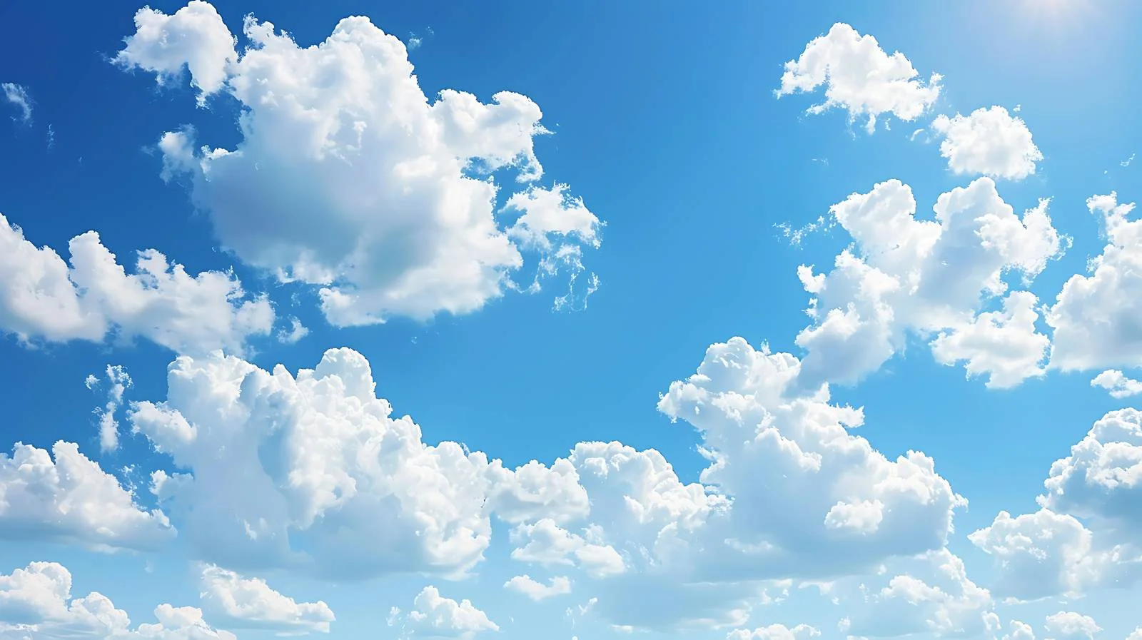 Serene Spring Sky with White Clouds — free download from Dotvec
