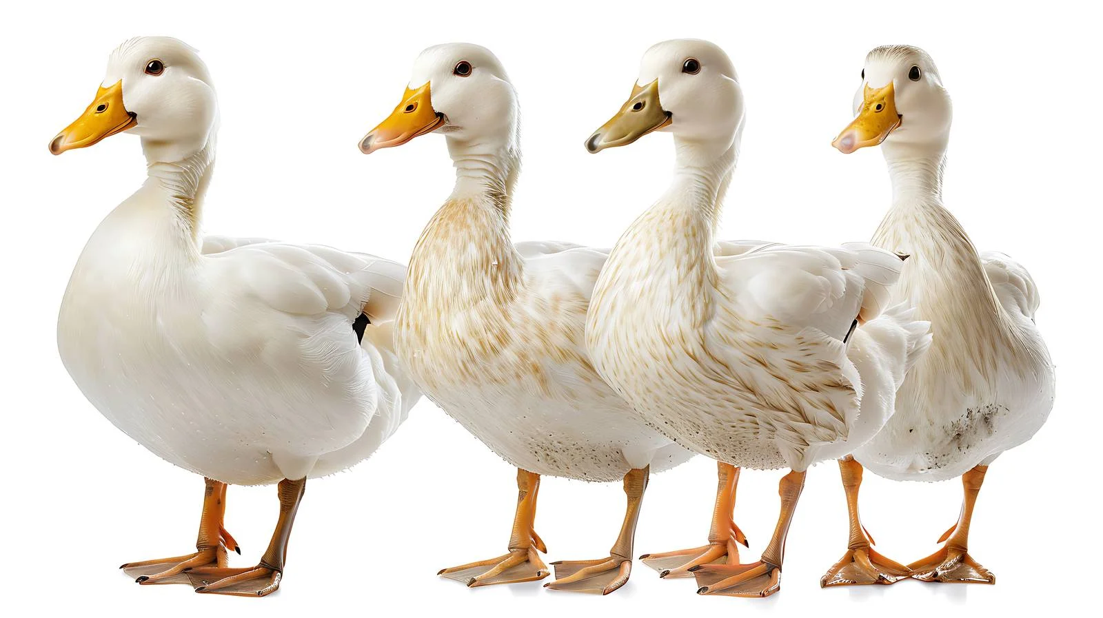 White Ducks Natural Farm Behavior — free download from Dotvec