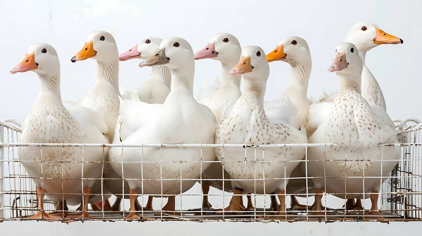 Farm Ducks Cage Natural Behavior — free download from Dotvec