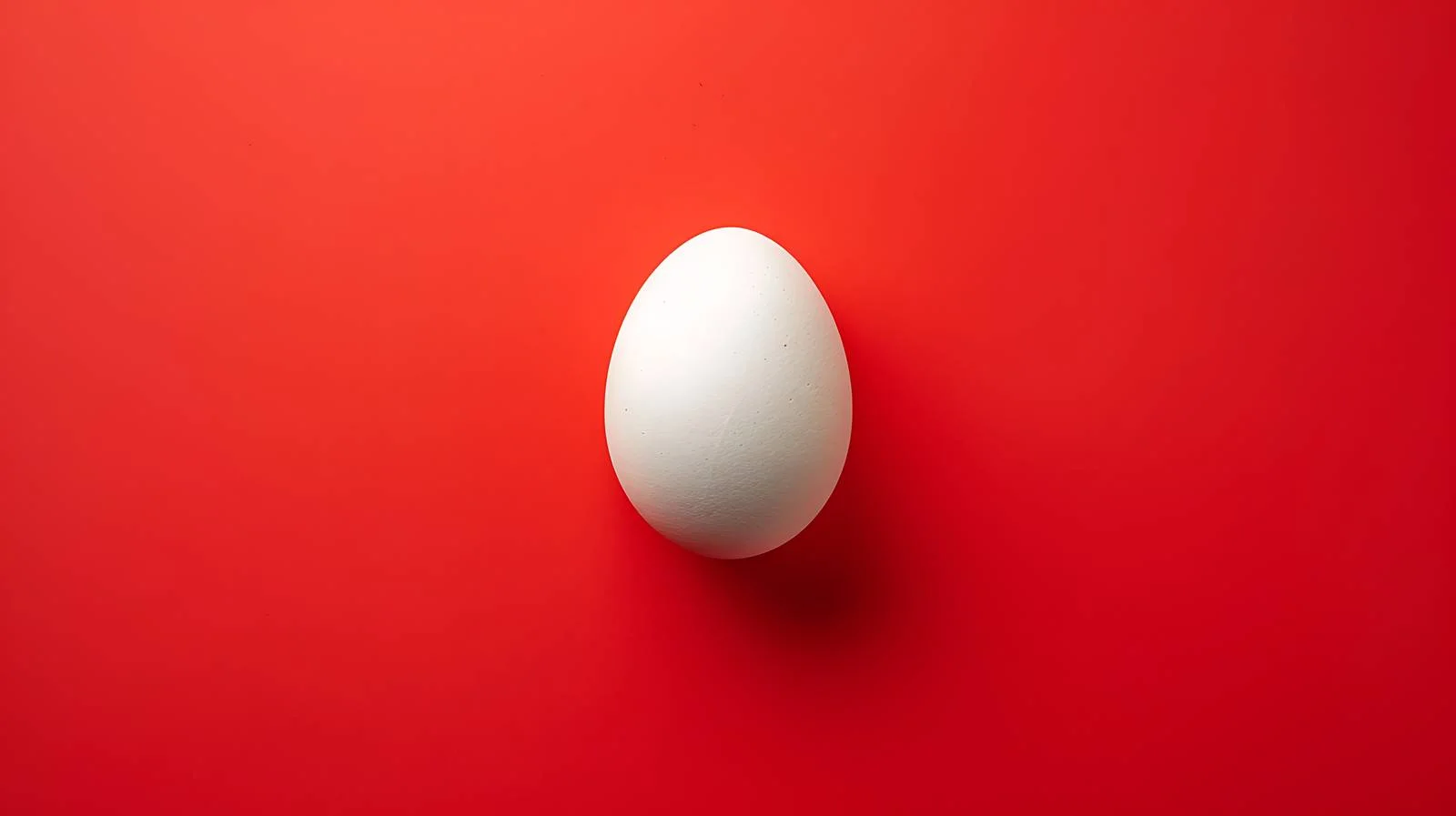 Elegant Egg on Bold Red Background — free download from Dotvec
