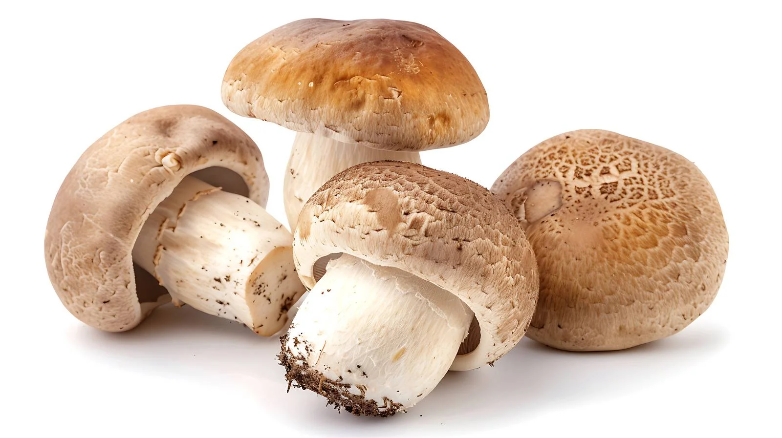 Elegant White Borovik Mushroom on White Background — free download from Dotvec