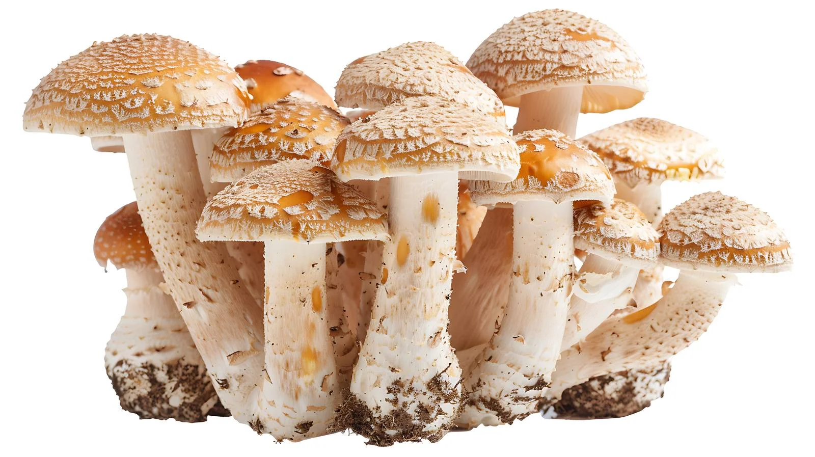 Elegant White Borovik Mushrooms on Background — free download from Dotvec