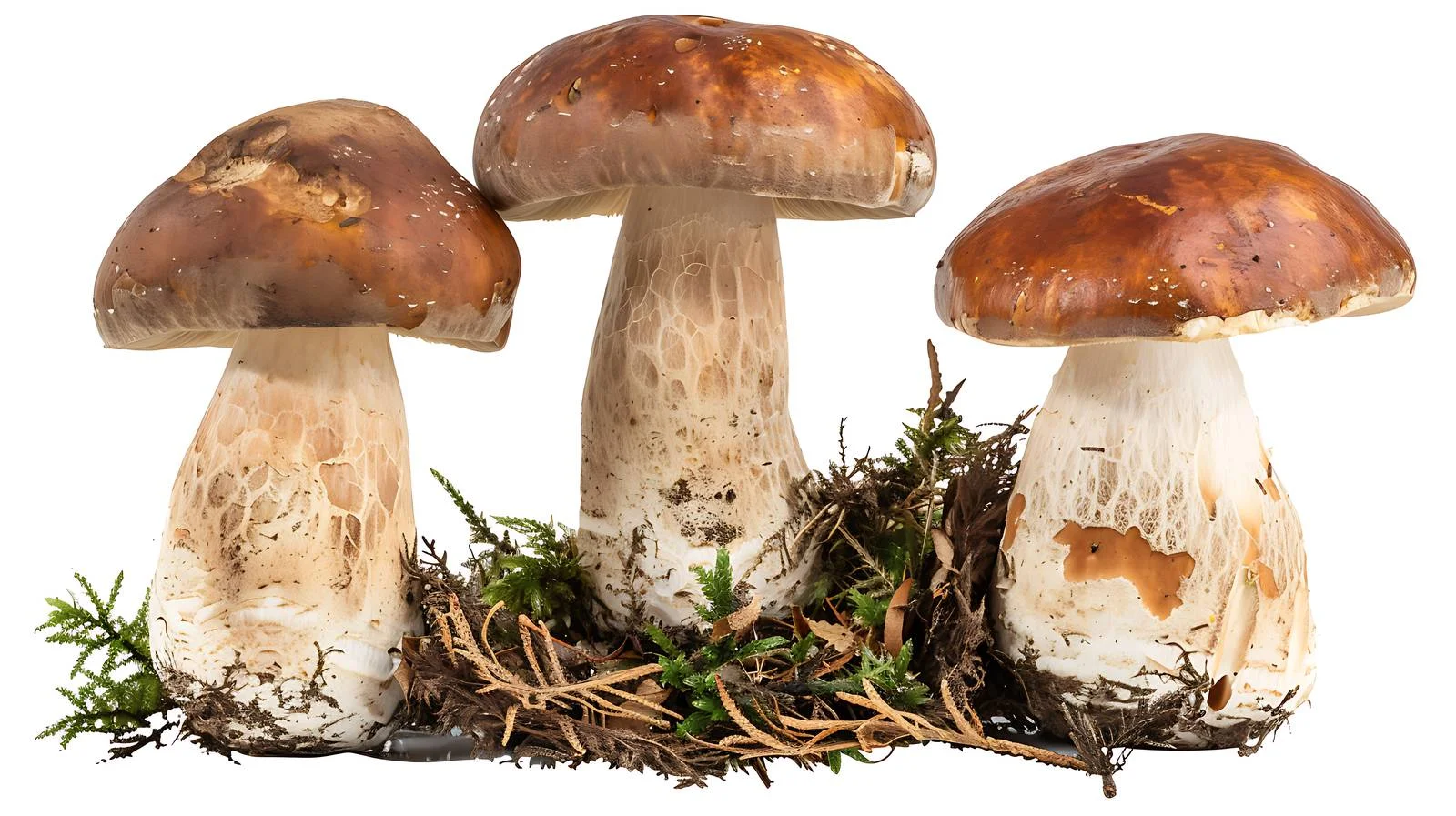 Elegant White Borovik Mushroom Composition — free download from Dotvec