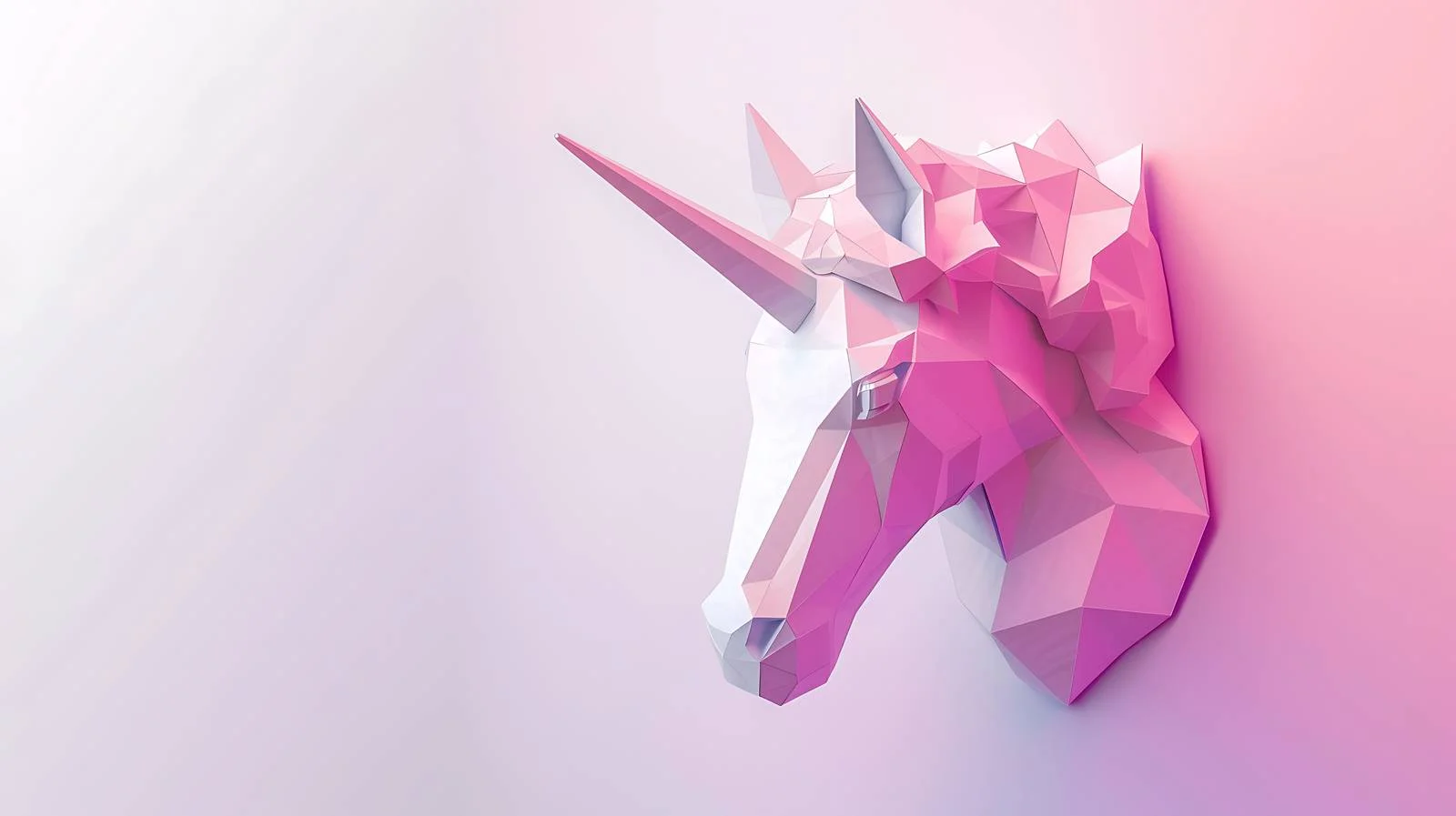 Vibrant Unicorn Head Wallpaper — free download from Dotvec