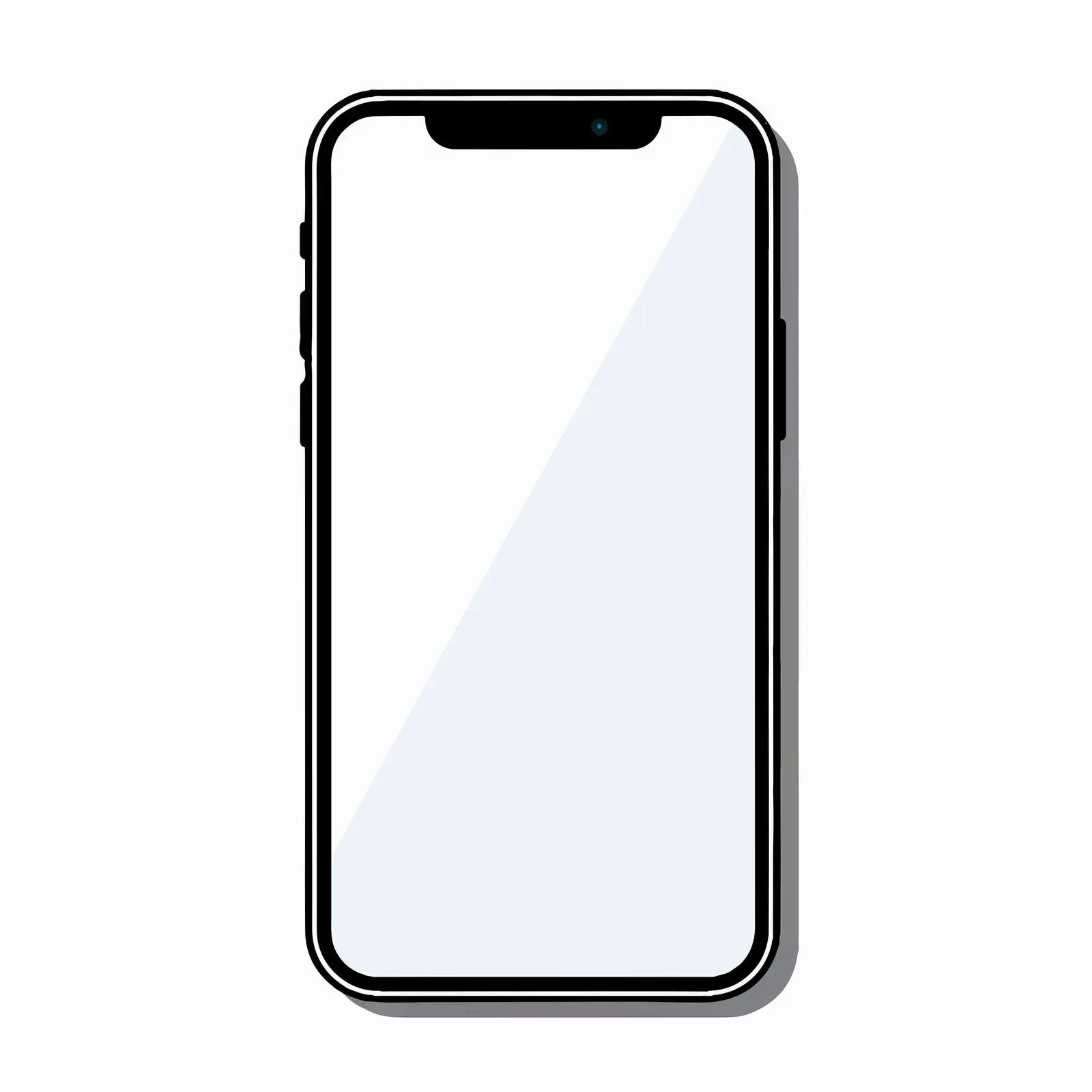 White Smartphone Vector Illustration for Education — free download from Dotvec