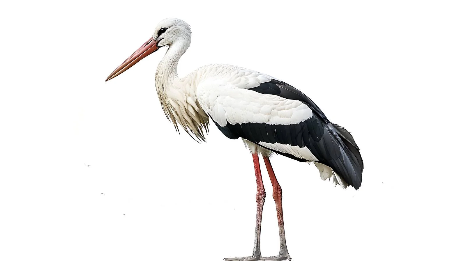 Graceful White Stork on Sunny Morning — free download from Dotvec