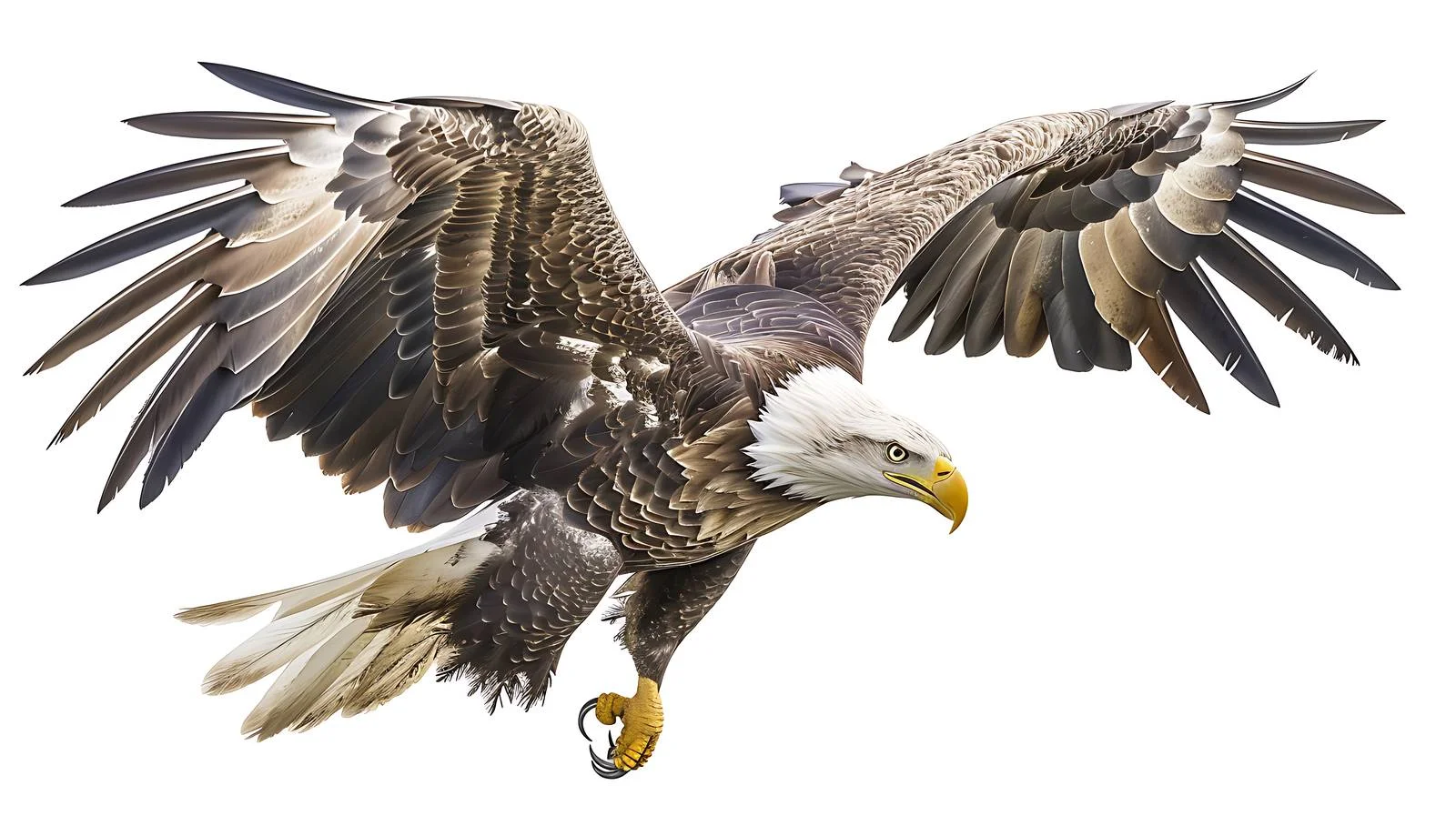 Majestic White-Tailed Eagle Isolated Image — free download from Dotvec