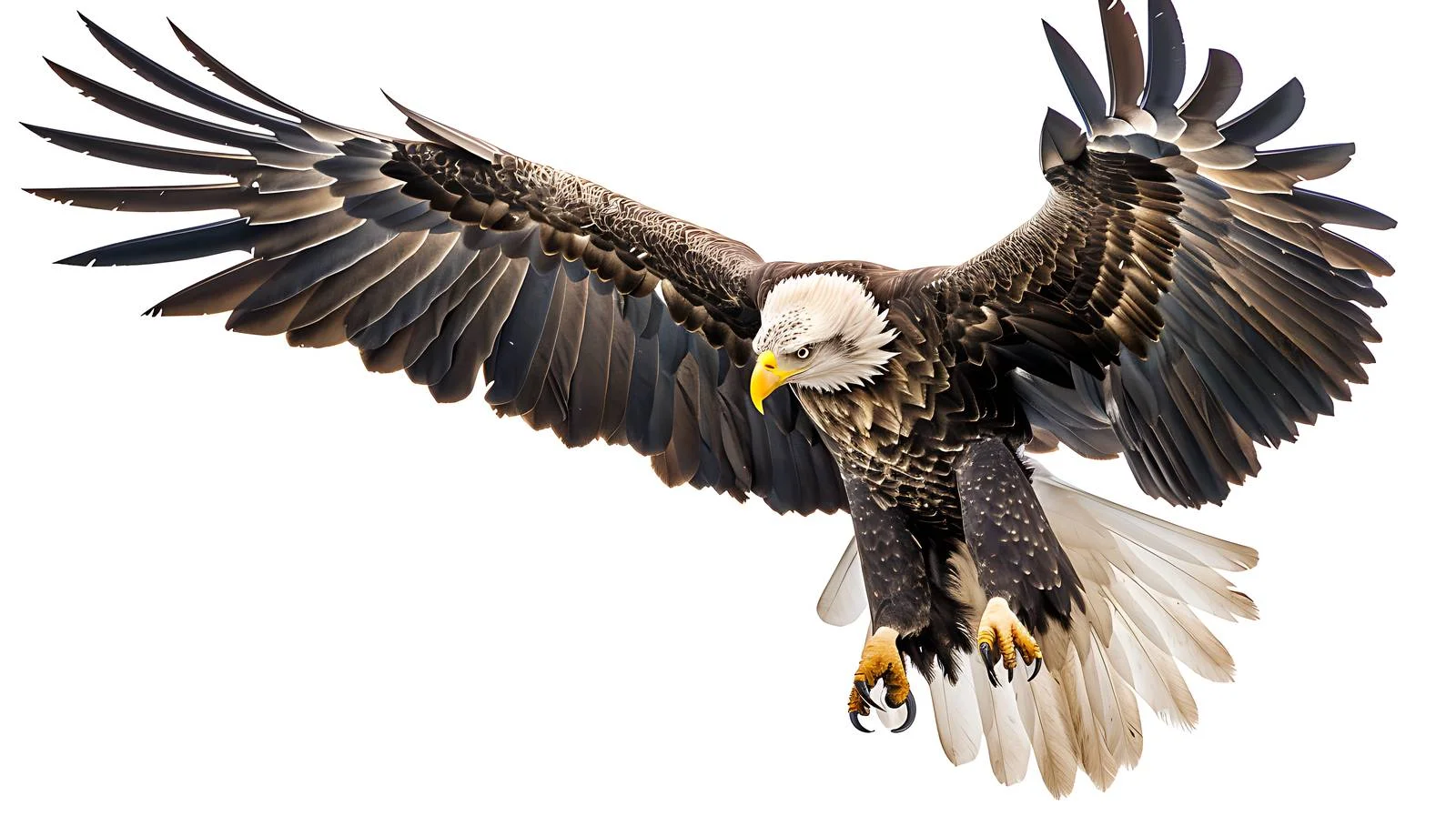 Majestic White-Tailed Eagle Isolated — free download from Dotvec