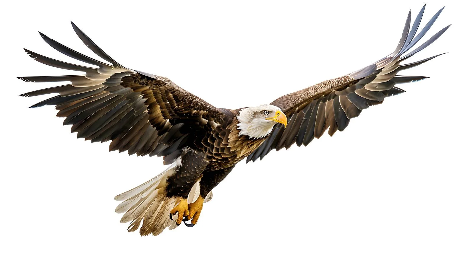 Majestic White-tailed Eagle Isolated on White — free download from Dotvec