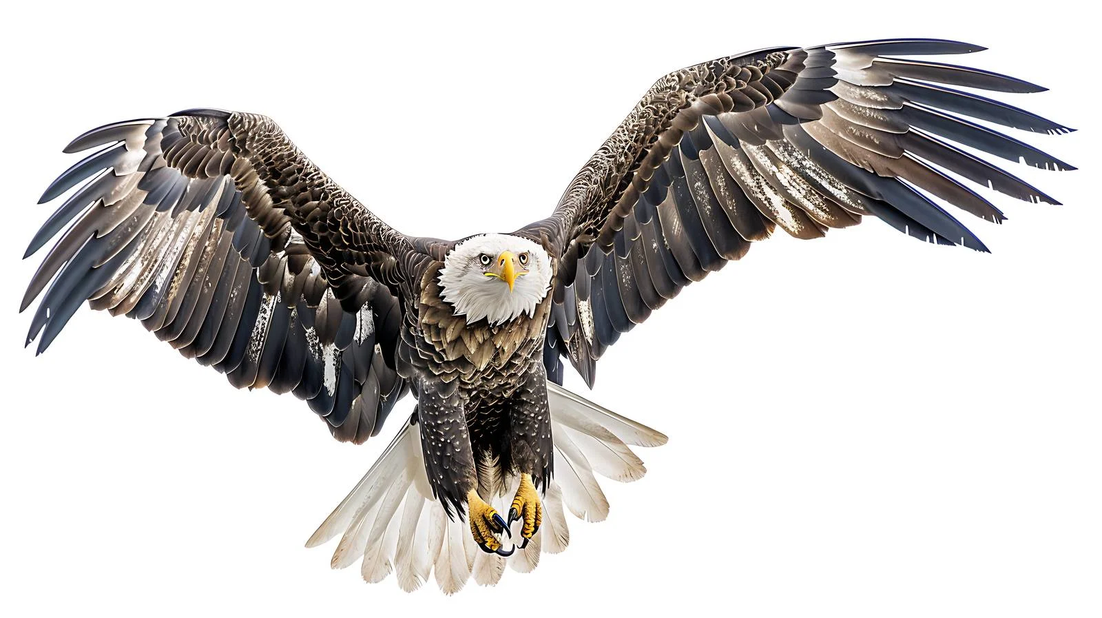 Isolated White-Tailed Eagle Majestically Perched — free download from Dotvec