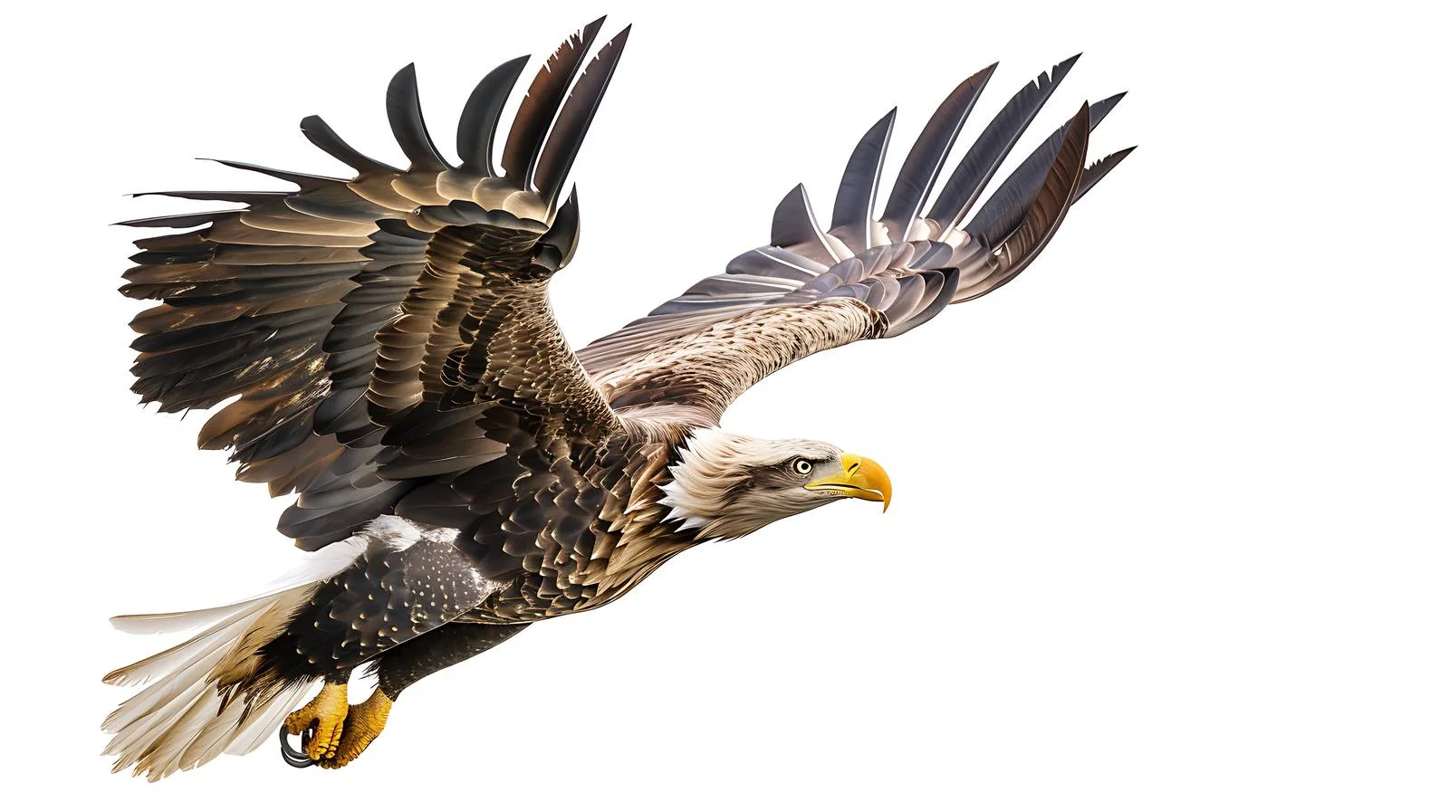 Majestic White-Tailed Eagle in Isolation — free download from Dotvec