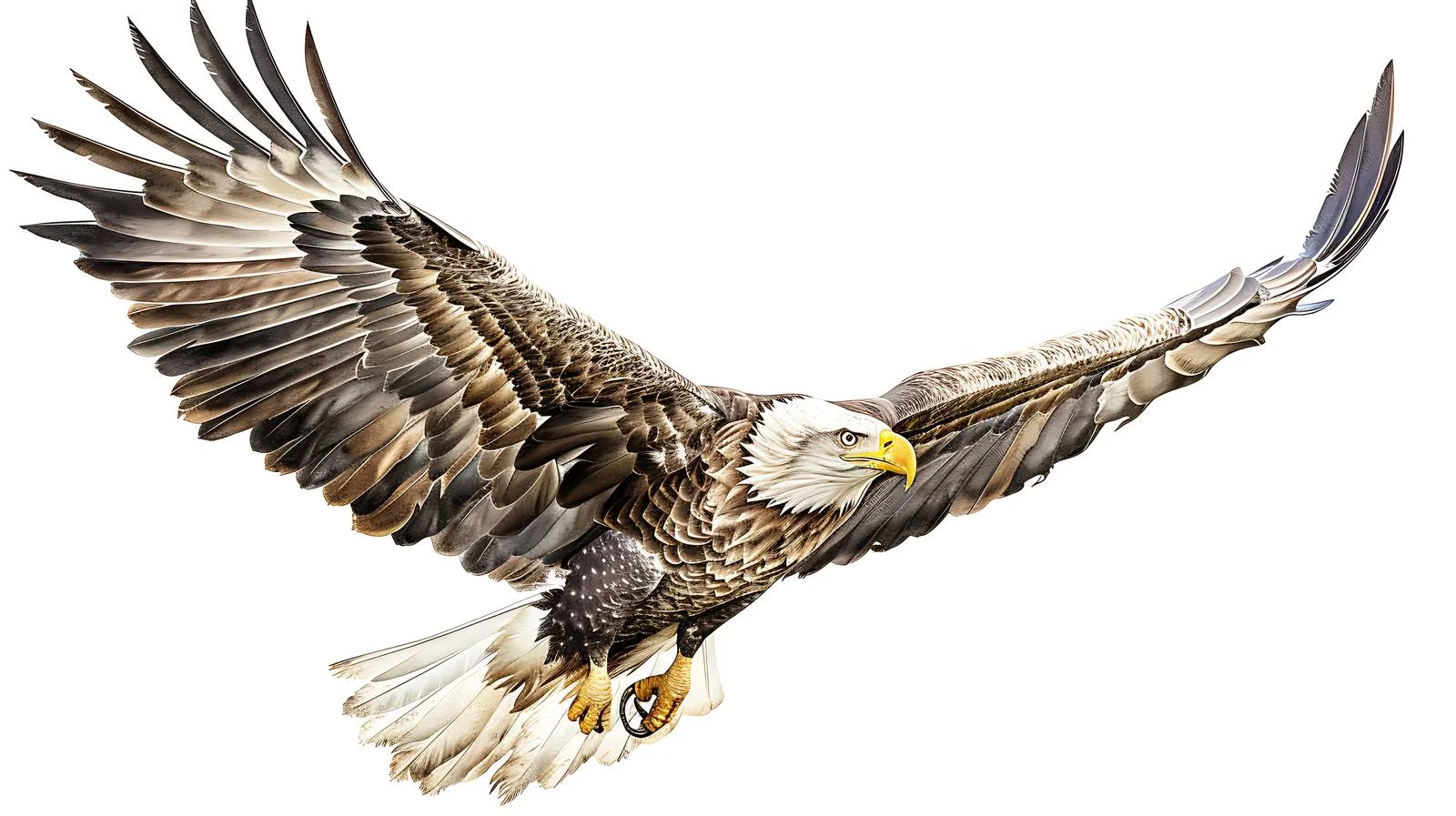 Majestic White-Tailed Eagle Sketch — free download from Dotvec
