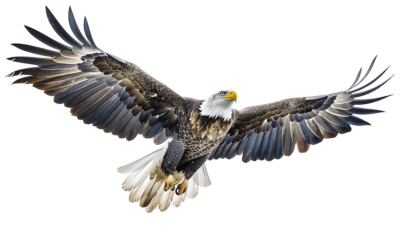 Majestic White-Tailed Eagle in Flight — free download from Dotvec