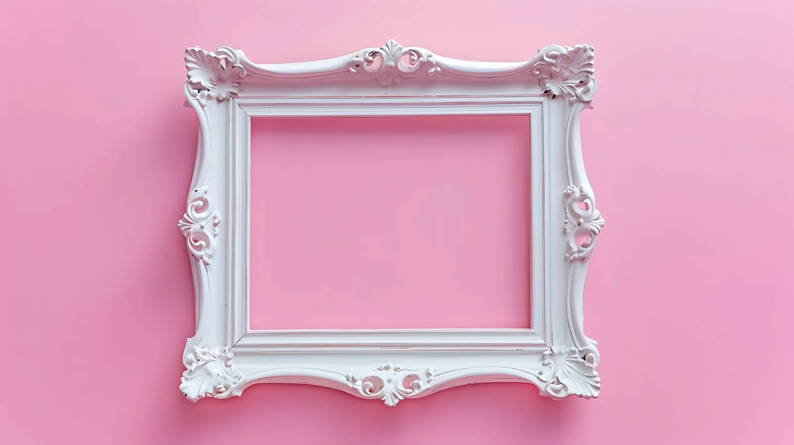 Elegant Vintage Frame on Pink Background — free download from Dotvec