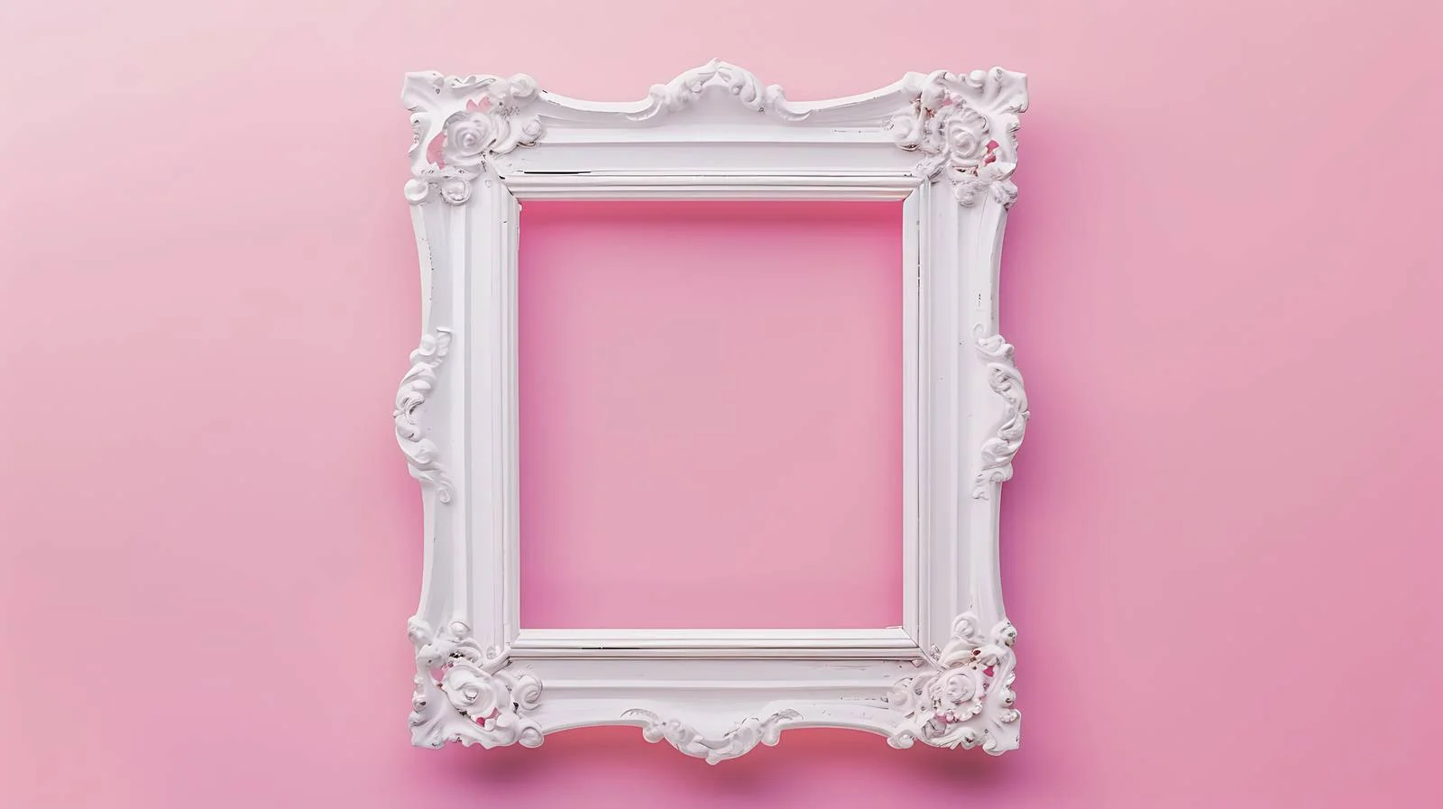 Vintage Frame on Pink Background — free download from Dotvec