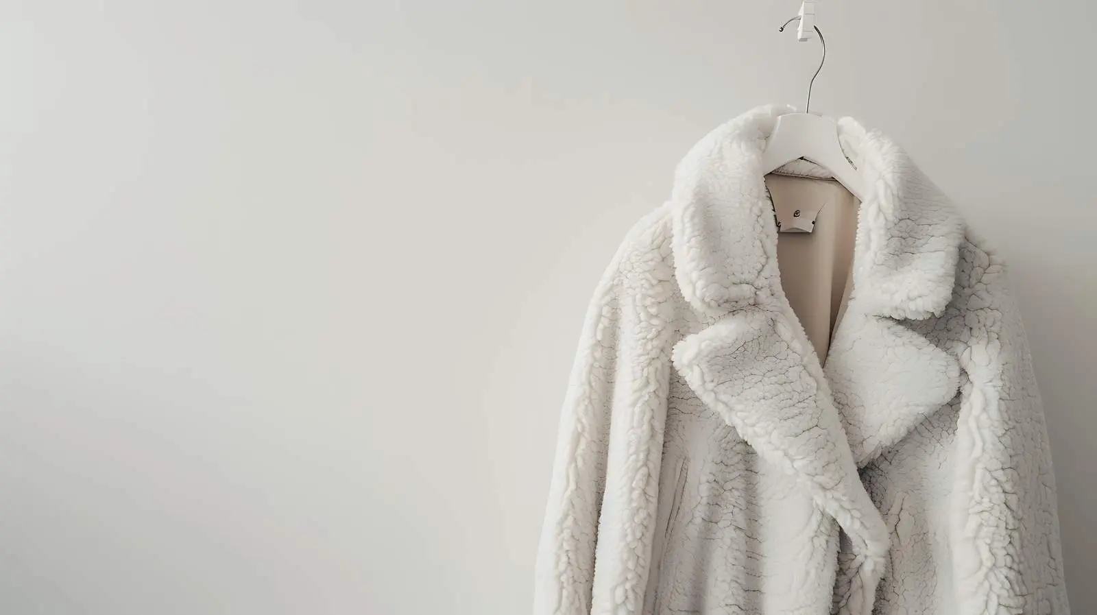 Warm Woolen Autumn Jacket on Hanger – free fashion accessory image from Dotvec