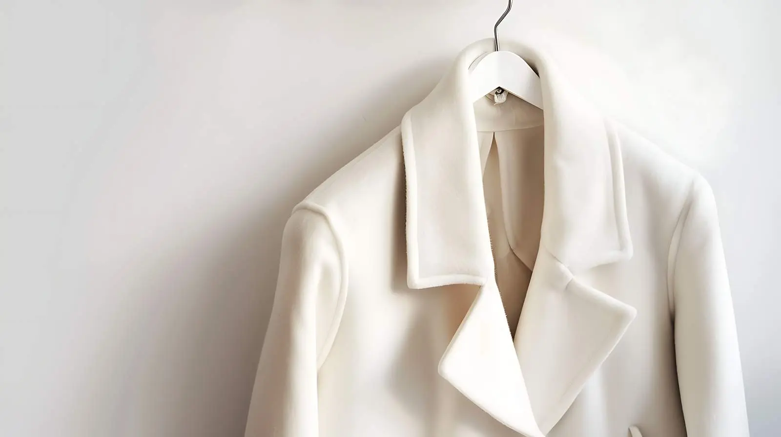 Warm Woolen Autumn Jacket on Hanger – free fashion accessory image from Dotvec