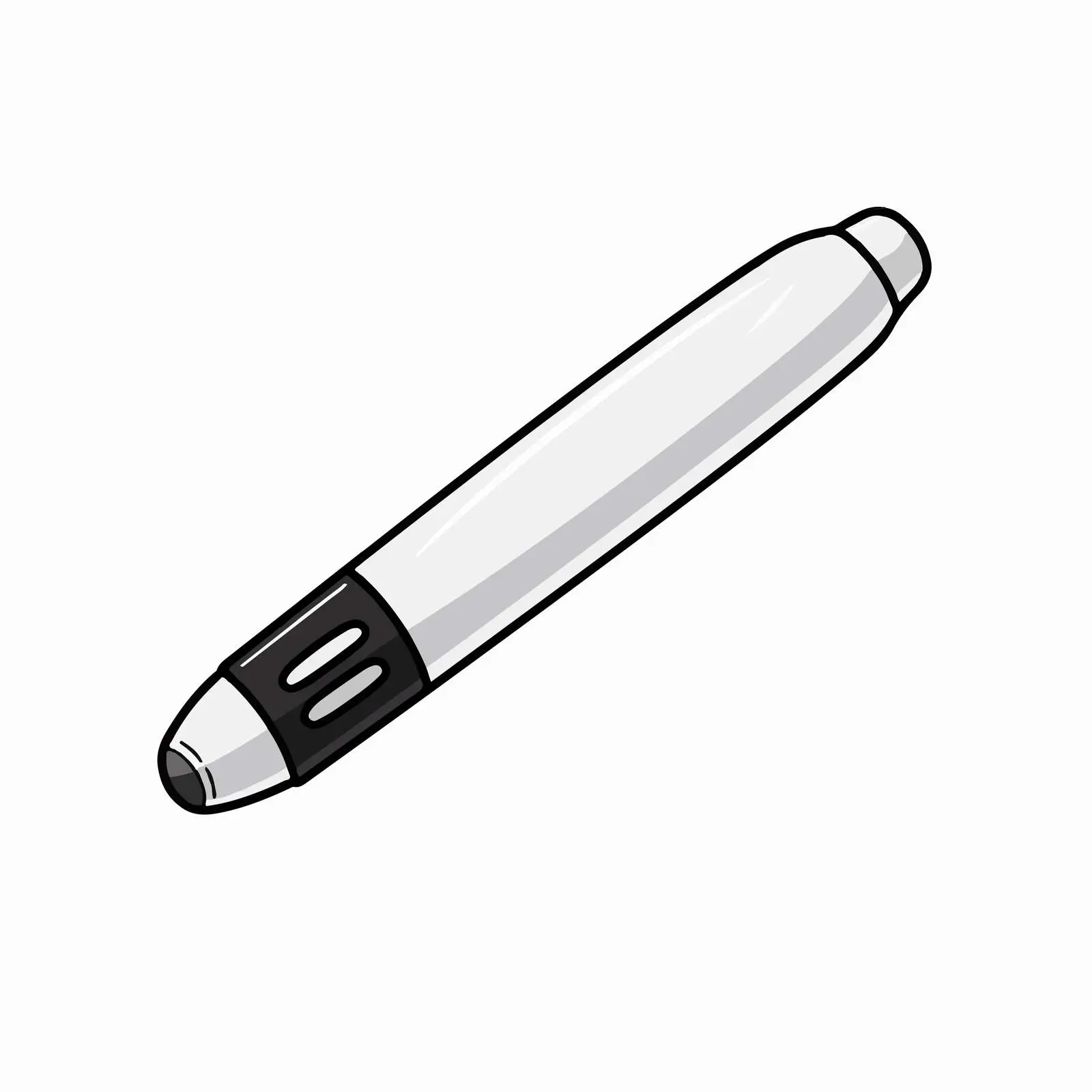Whiteboard Marker Vector Illustration on White Background – free whiteboard image from Dotvec