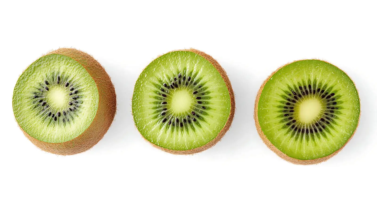 Whole Kiwi Fruits on White Background — free download from Dotvec