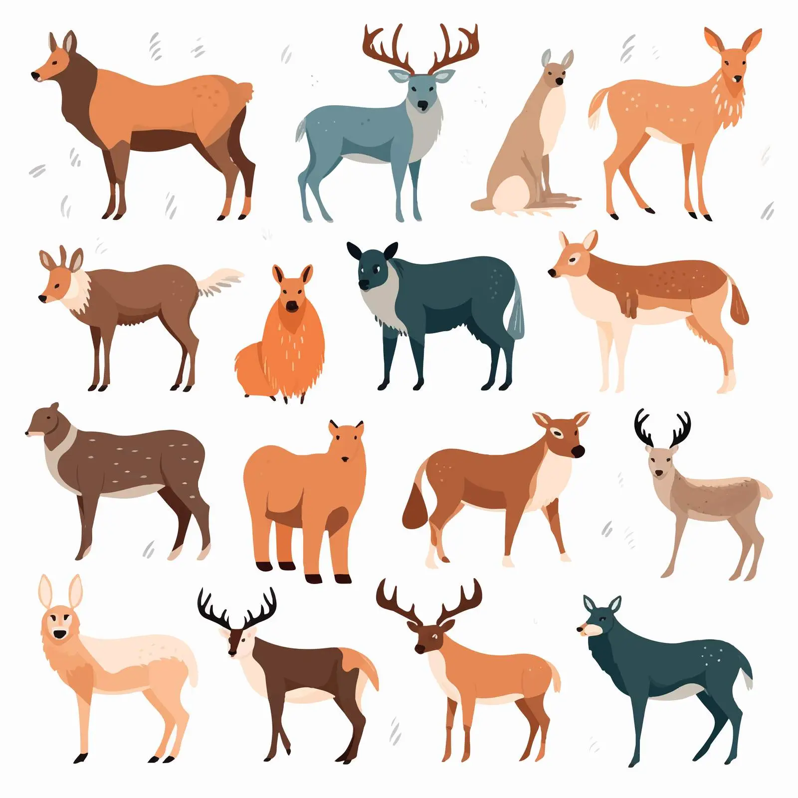 Eurasian Wildlife Vector Set — free download from Dotvec